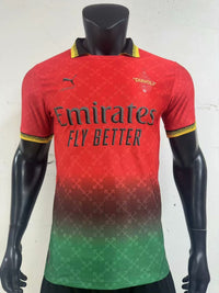 AC Milan 25/26 Third Player Version Red/Green Jersey