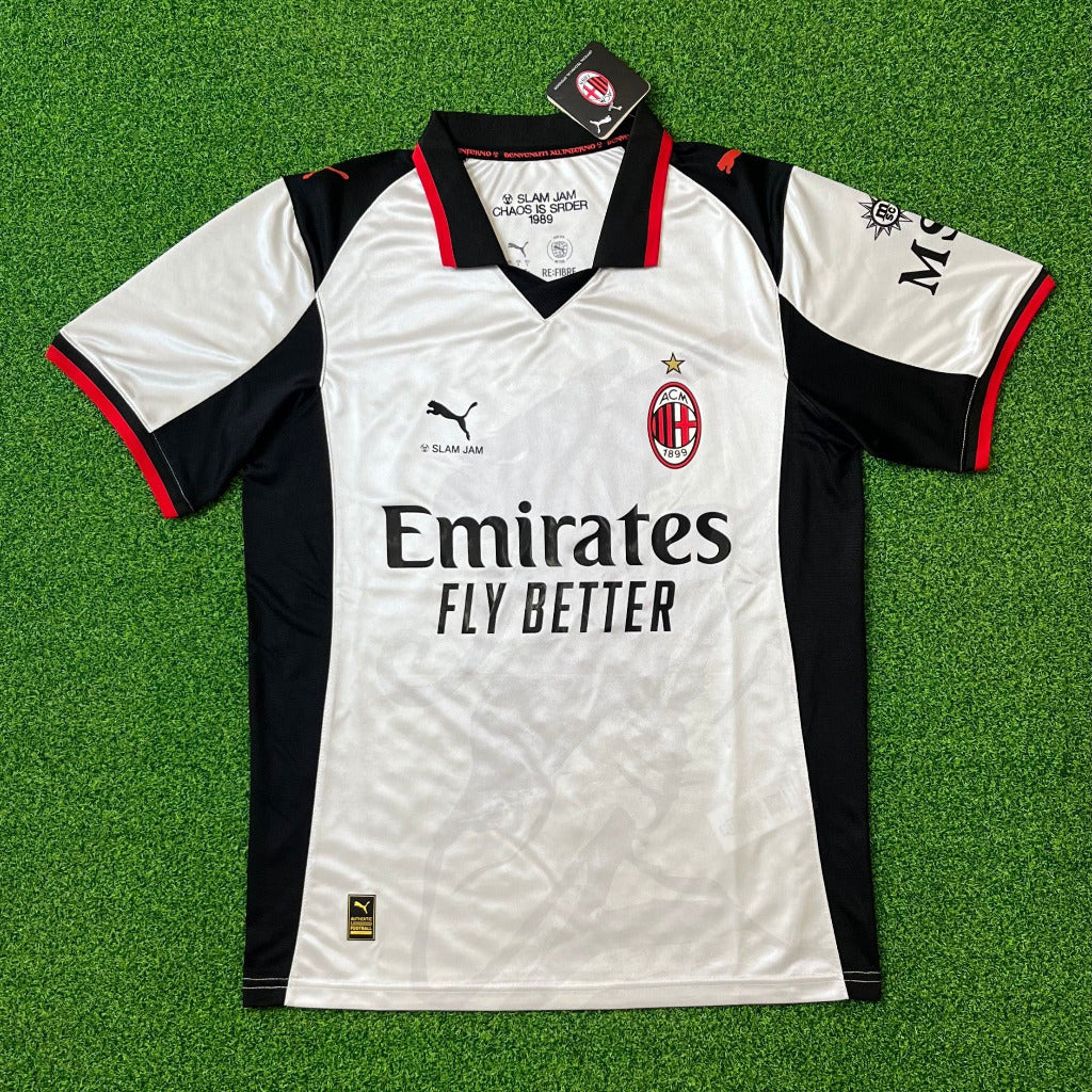 AC Milan 25/26 White/Black/Red Fourth Goalkeeper Jersey