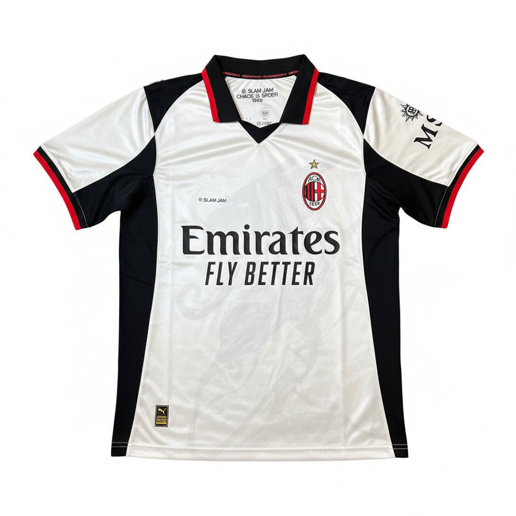 AC Milan 25/26 White/Black/Red Fourth Goalkeeper Jersey