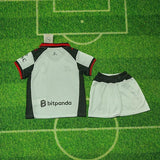 AC Milan 25/26 White/Black/Red Fourth Kids Jersey Set