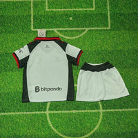 AC Milan 25/26 White/Black/Red Fourth Kids Jersey Set