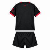 AC Milan 26/27 Black/Red Trim Third Kids Jersey Set