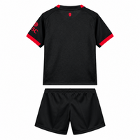 AC Milan 26/27 Black/Red Trim Third Kids Jersey Set