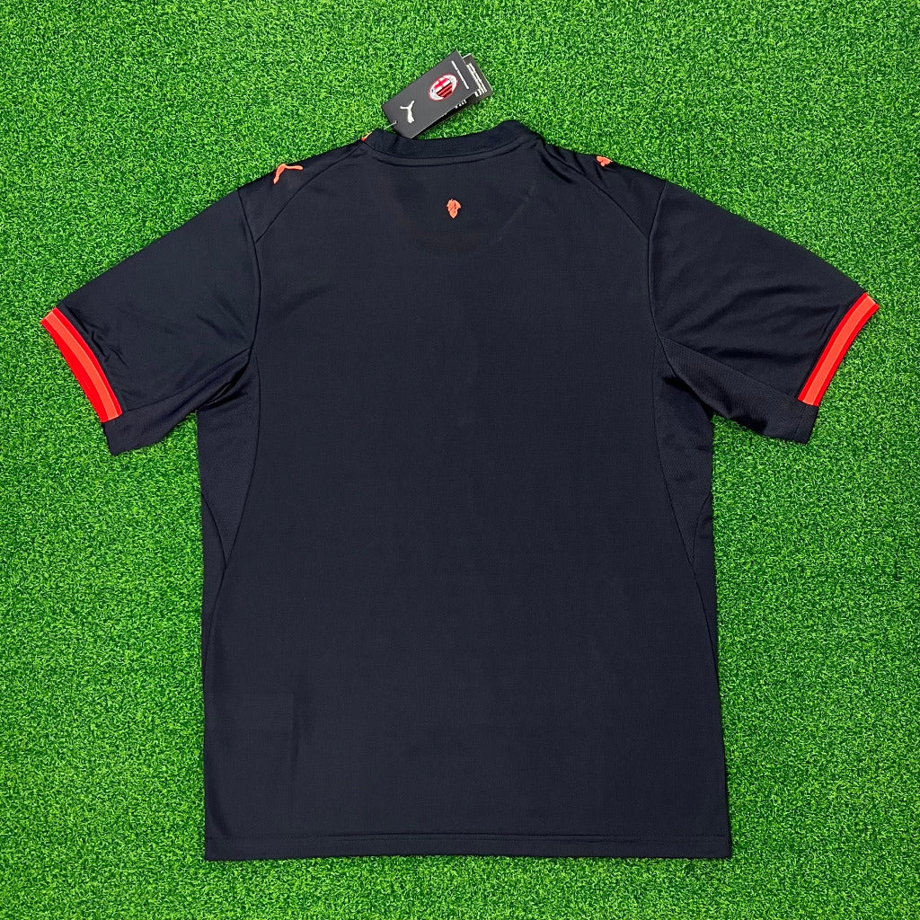 AC Milan 26/27 Charcoal Gray/Red Trim Away Jersey