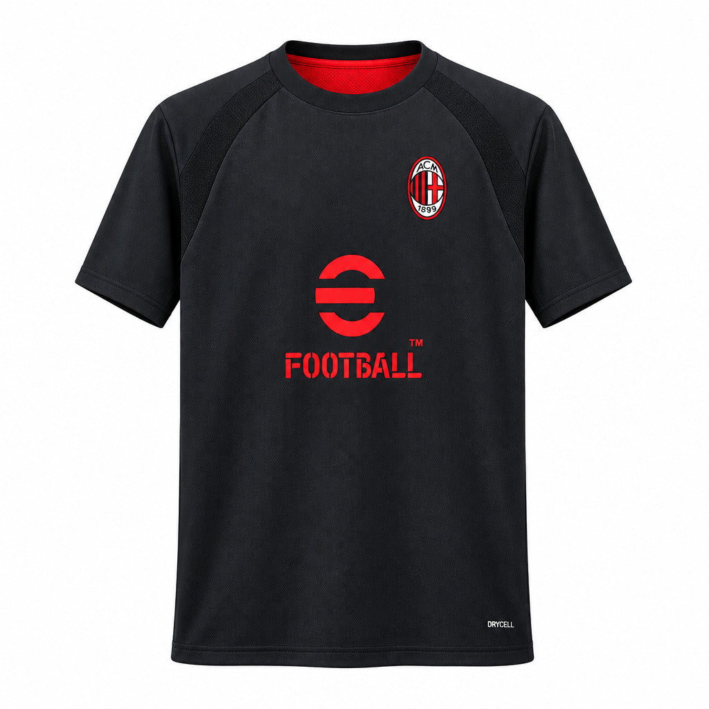 AC Milan 26/27 Dark Gray/Red Training Jersey