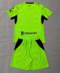 AC Milan 26/27 Green/Black Goalkeeper Kids Jersey Set