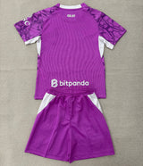 AC Milan 26/27 Purple/White Goalkeeper Kids Jersey Set