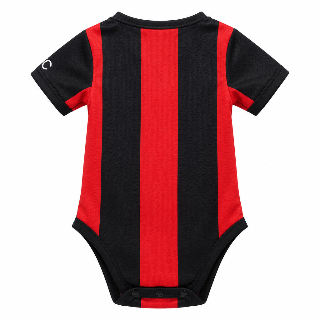 AC Milan 26/27 Dark Gray/Red Kids Jersey Set