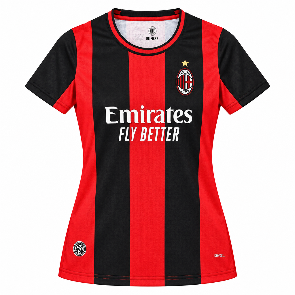 AC Milan 26/27 Red/Black Home Women Jersey