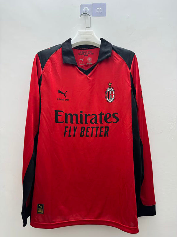 AC Milan 26/27 Black/Red Long Sleeve Jersey