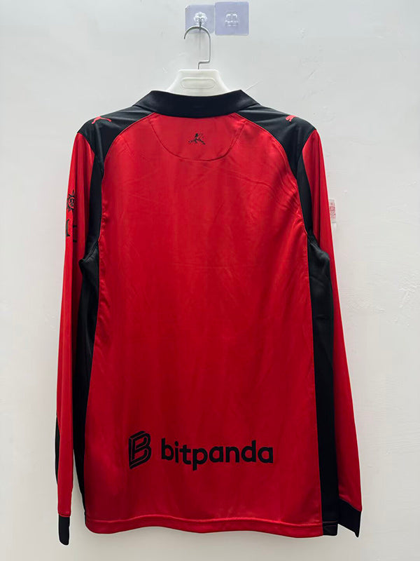 AC Milan 26/27 Black/Red Long Sleeve Jersey