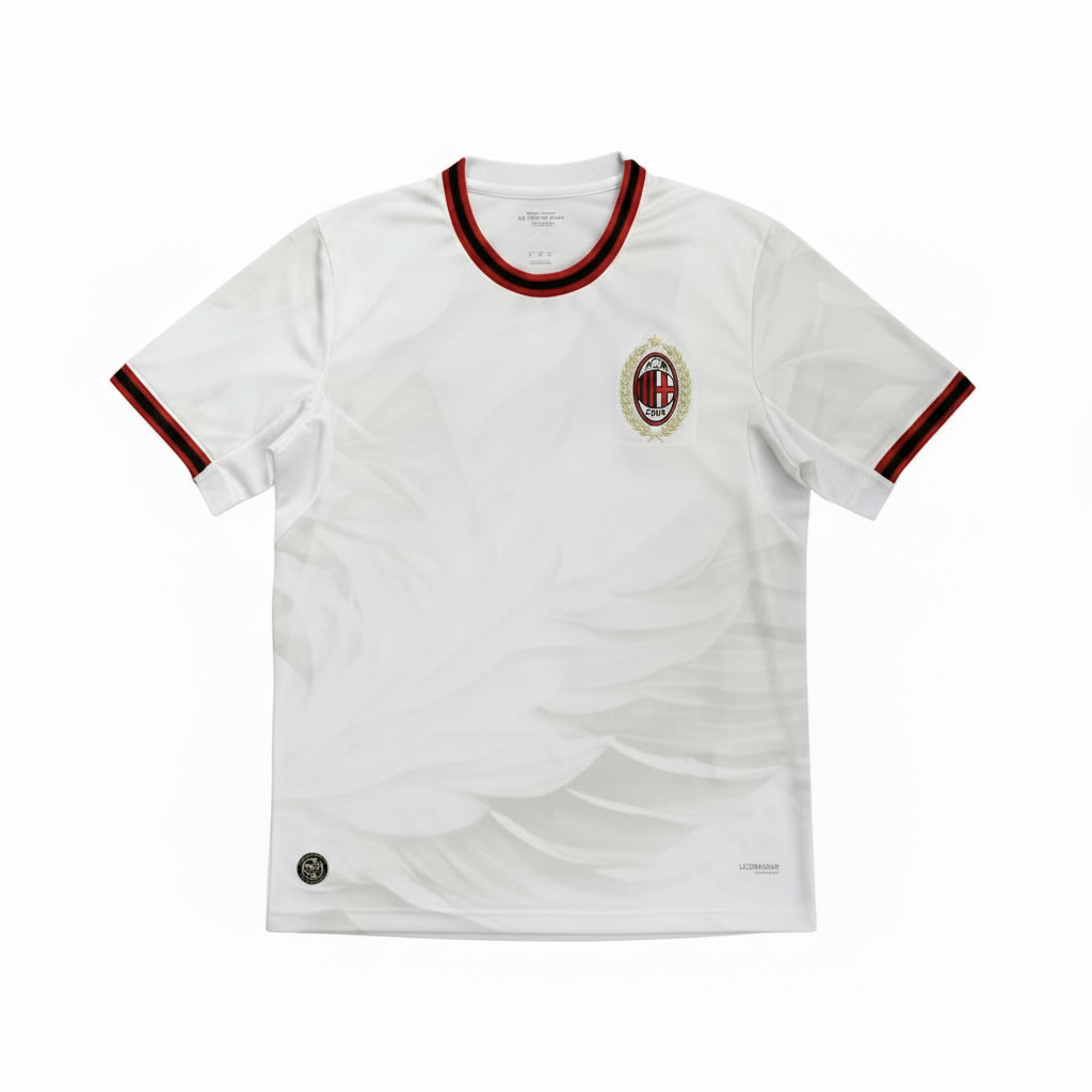 AC Milan 26/27 White/Red/Black Away No Sponsor Jersey
