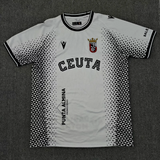 AD Ceuta 25/26 White/Black Home Jersey