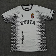 AD Ceuta 25/26 White/Black Home Jersey