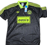 Adidas x Oasis 25/26 Black/Green 3 Stripes Jersey