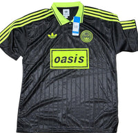Adidas x Oasis 25/26 Black/Green 3 Stripes Jersey