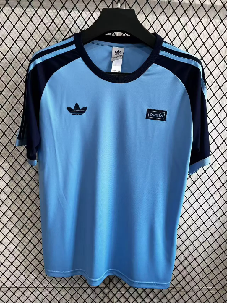 Adidas X Oasis 25/26 Blue Stripes Jersey