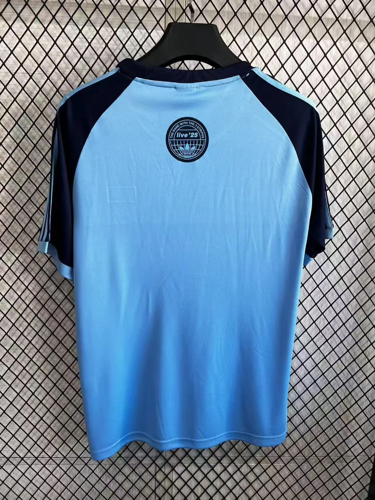 Adidas X Oasis 25/26 Blue Stripes Jersey