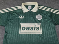 Adidas x Oasis 25/26 Tour Jacquard Green/White 3 Stripes Jersey