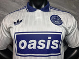 Adidas x Oasis 25/26 White/Purple 3 Stripes Jersey