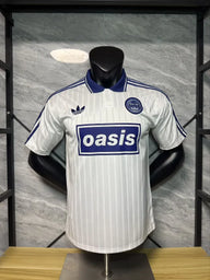 Adidas x Oasis 25/26 White/Purple 3 Stripes Jersey