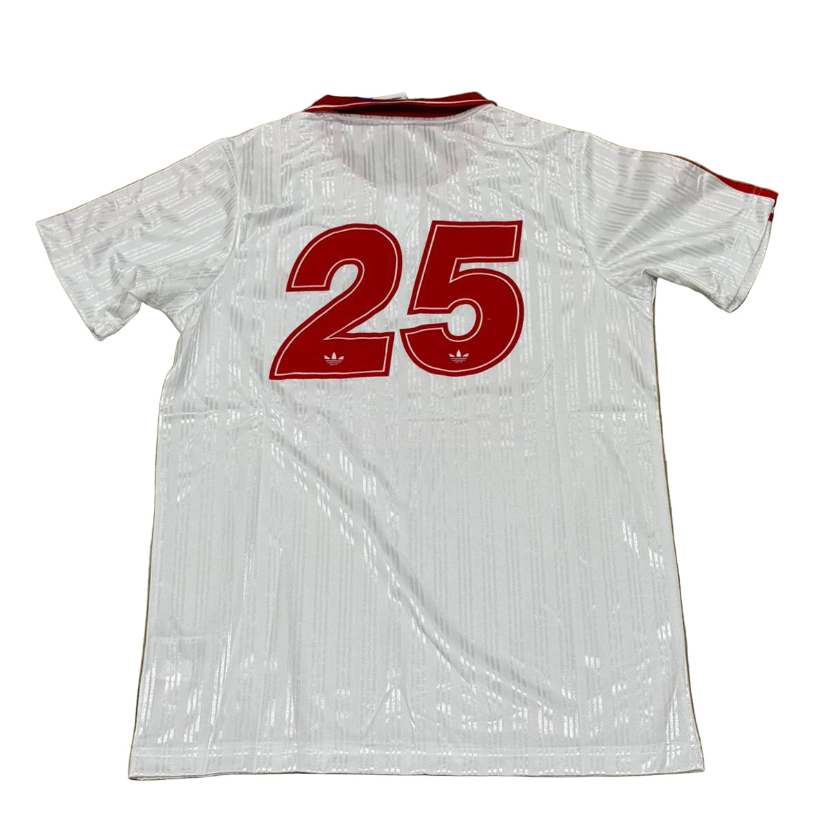 Adidas x Oasis 25/26 White/Red 3 Stripes Jersey