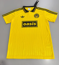 Adidas x Oasis 25/26 Yellow/Black 3 Stripes Jersey