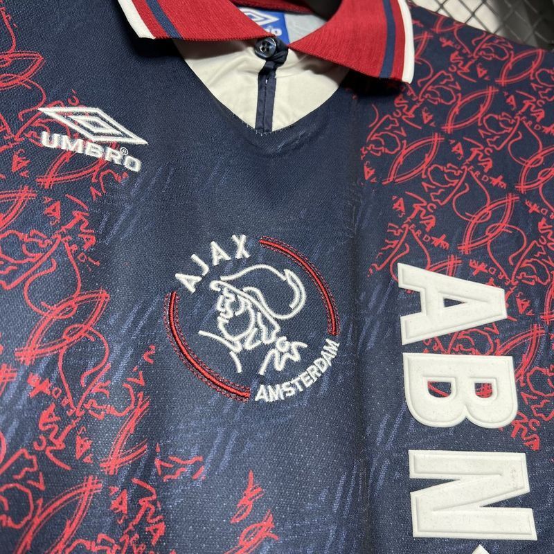 Ajax 1994/95 Vintage Retro Blue Jersey