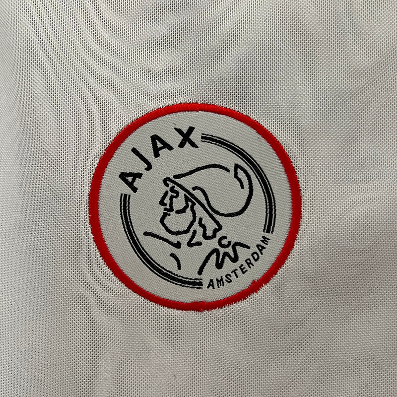 Ajax 1998/99 Vintage Retro White/Black Jersey