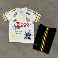 Ajax 2021/22 Vintage Retro White Special Kids Jersey Set