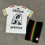 Ajax 2021/22 Vintage Retro White Special Kids Jersey Set