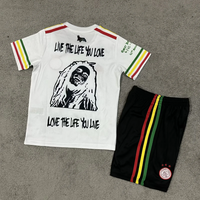 Ajax 2021/22 Vintage Retro White Special Kids Jersey Set