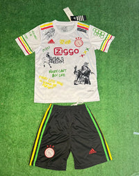 Ajax 2025 Game Version Kids Jersey Set