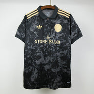 Ajax 2025 X Stone Island Black Jersey