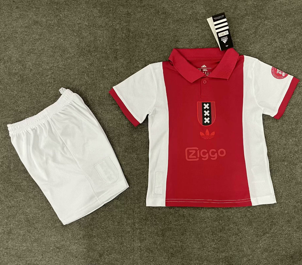 Ajax 25/26 100th Anniversary Kids Jersey Set