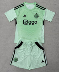 Ajax 25/26 Goalkeeper  Kids Green Jersey Set