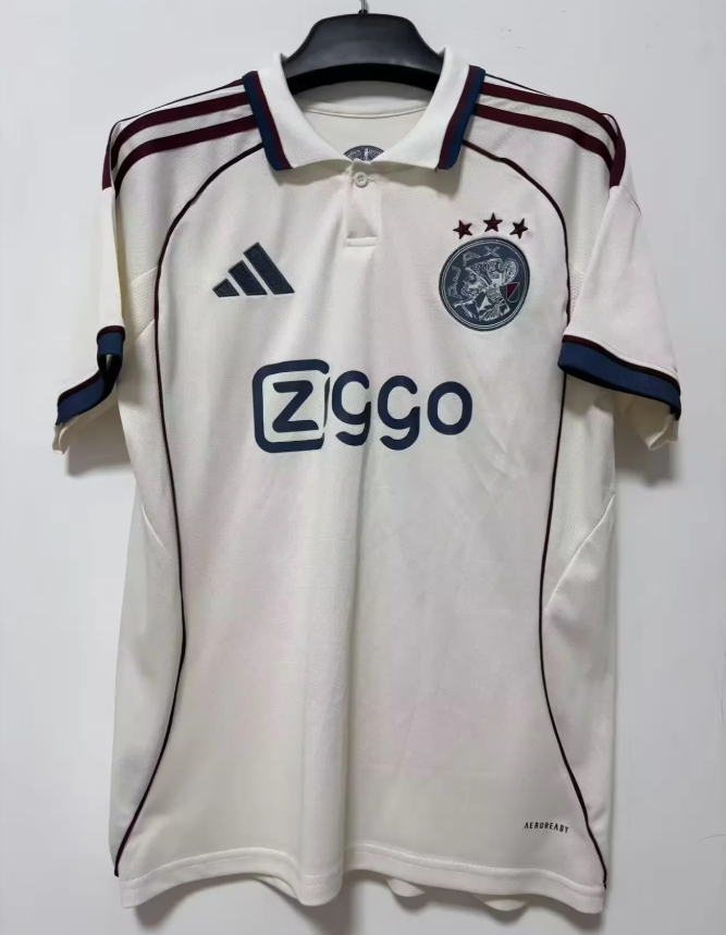 Ajax 25/26 White 3rd Jersey