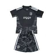 Ajax 26/27 Black and Dark Gray Goalkeeper Kids Jersey Set