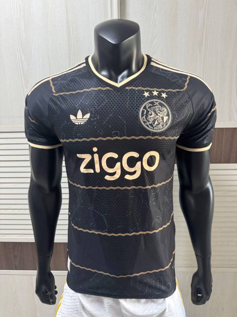Ajax 26/27 Black/Orange Away Player Version Jersey