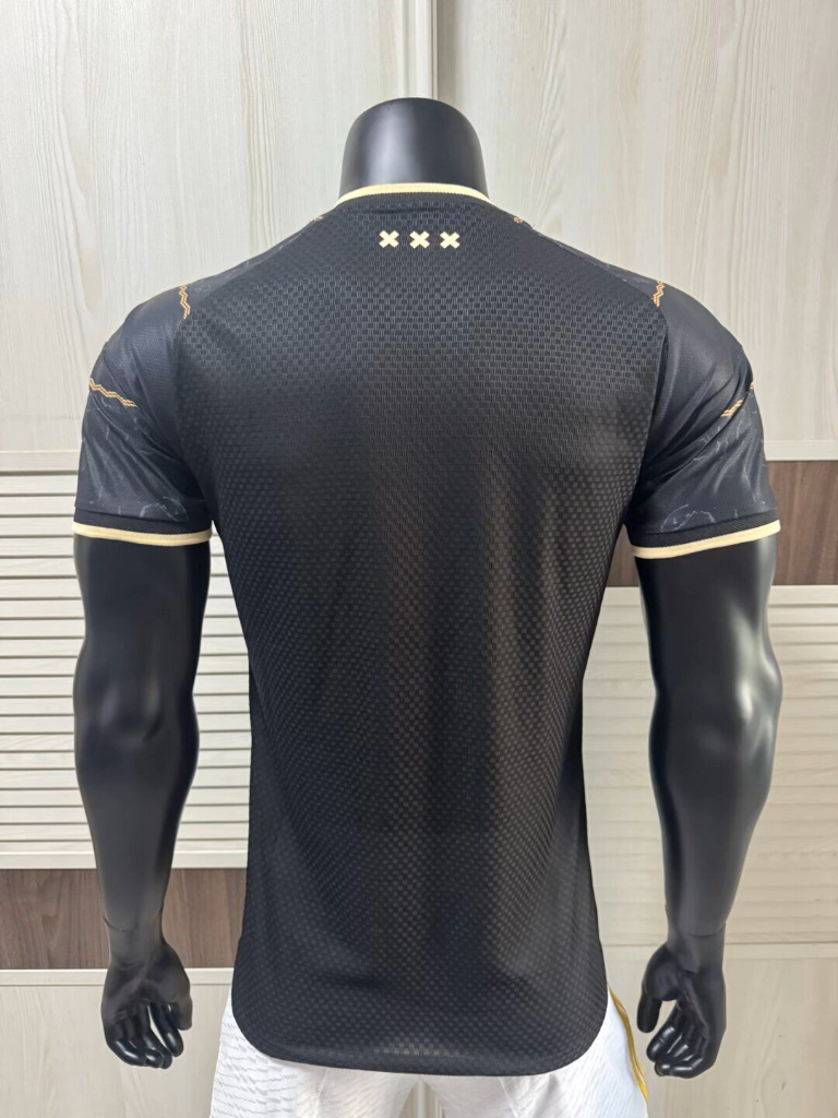 Ajax 26/27 Black/Orange Away Player Version Jersey