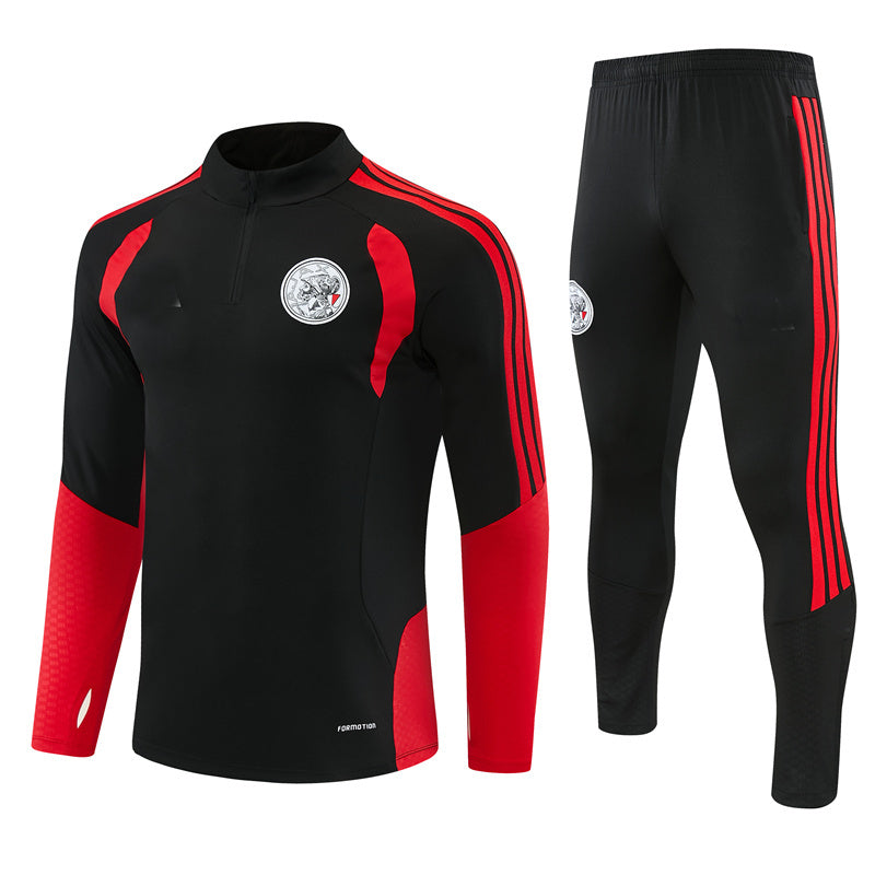 Ajax 26/27 Black/Red Training Tracksuit Set