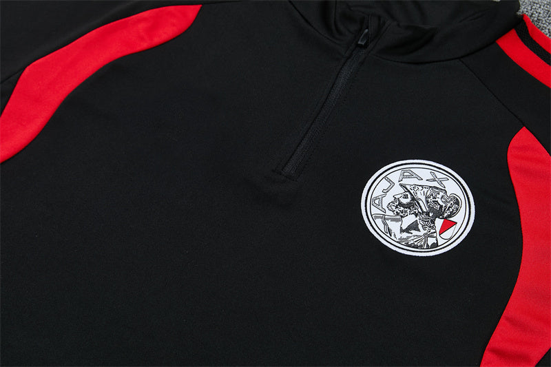 Ajax 26/27 Black/Red Training Tracksuit Set