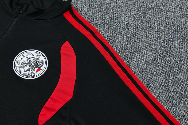 Ajax 26/27 Black/Red Training Tracksuit Set