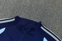 Ajax 26/27 Light Blue/Navy/White Stripes Training Tracksuit Set