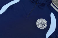 Ajax 26/27 Light Blue/Navy/White Stripes Training Tracksuit Set