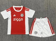 Ajax 26/27 Red/White Home Kids Jersey Set
