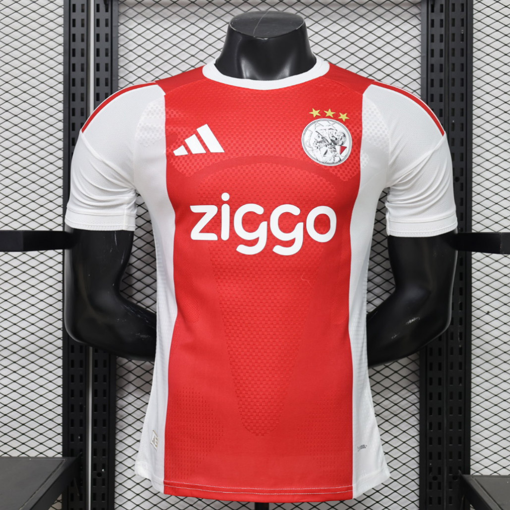 Ajax 26/27 Red/White Home Player Version Jersey