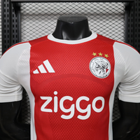 Ajax 26/27 Red/White Home Player Version Jersey