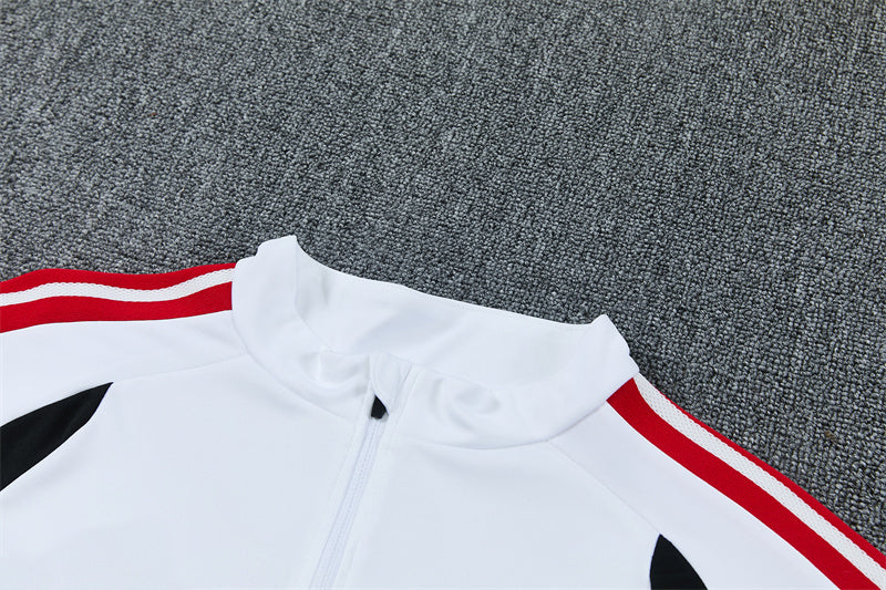 Ajax 26/27 White/Black/Red Training Tracksuit Set