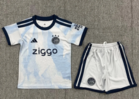 Ajax 26/27 White/Blue/Black Away Kids Jersey Set